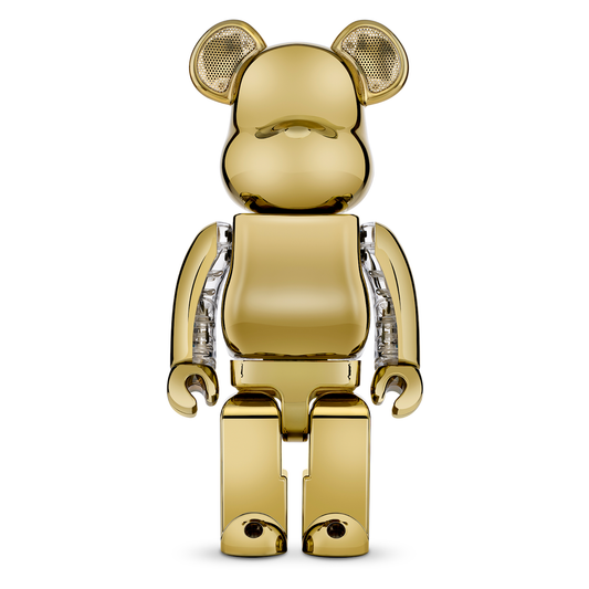 Bearbrick Audio Chrome Metals Gold