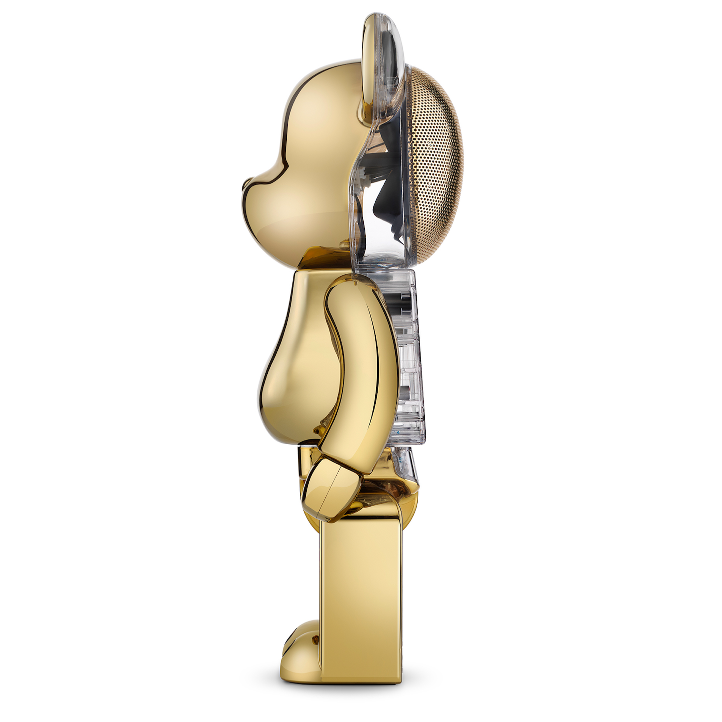 Bearbrick Audio Chrome Metals Gold