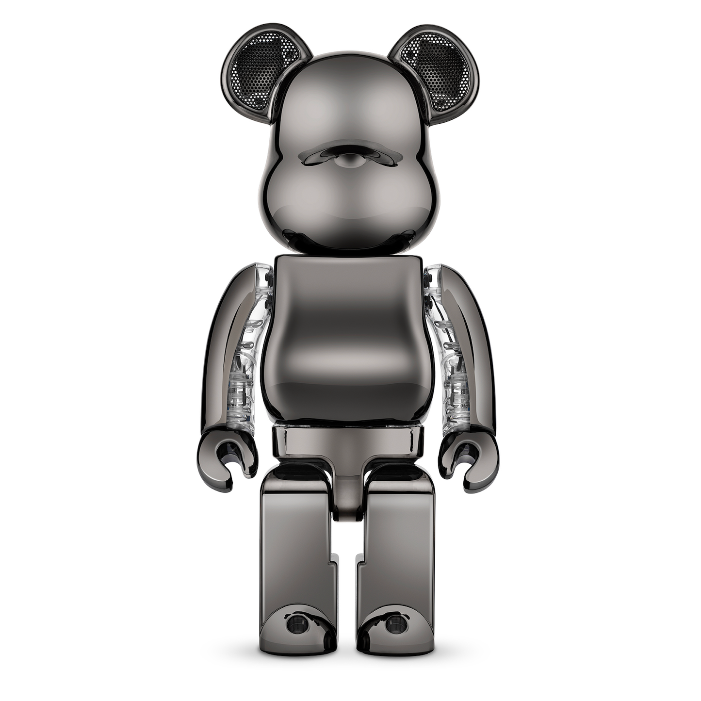 Bearbrick Audio Chrome Metals Platinum