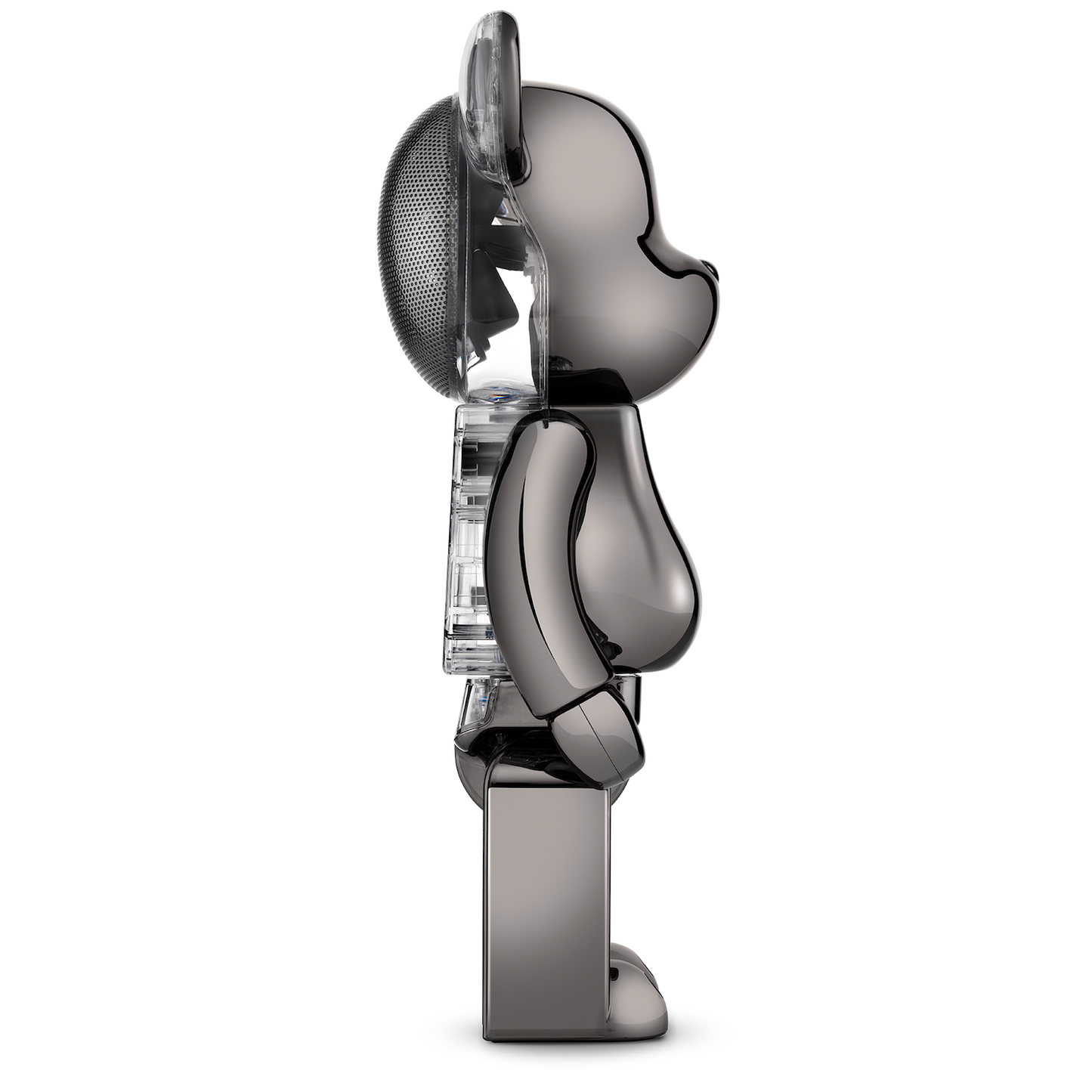 Bearbrick Audio Chrome Metals Platinum