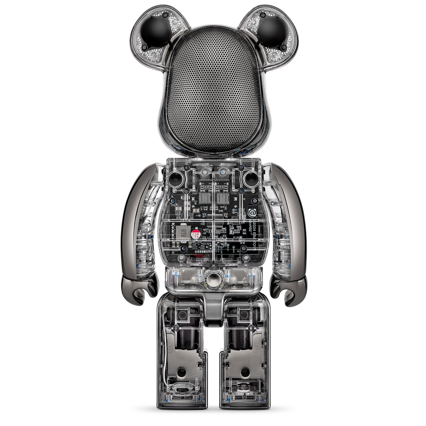 Bearbrick Audio Chrome Metals Platinum