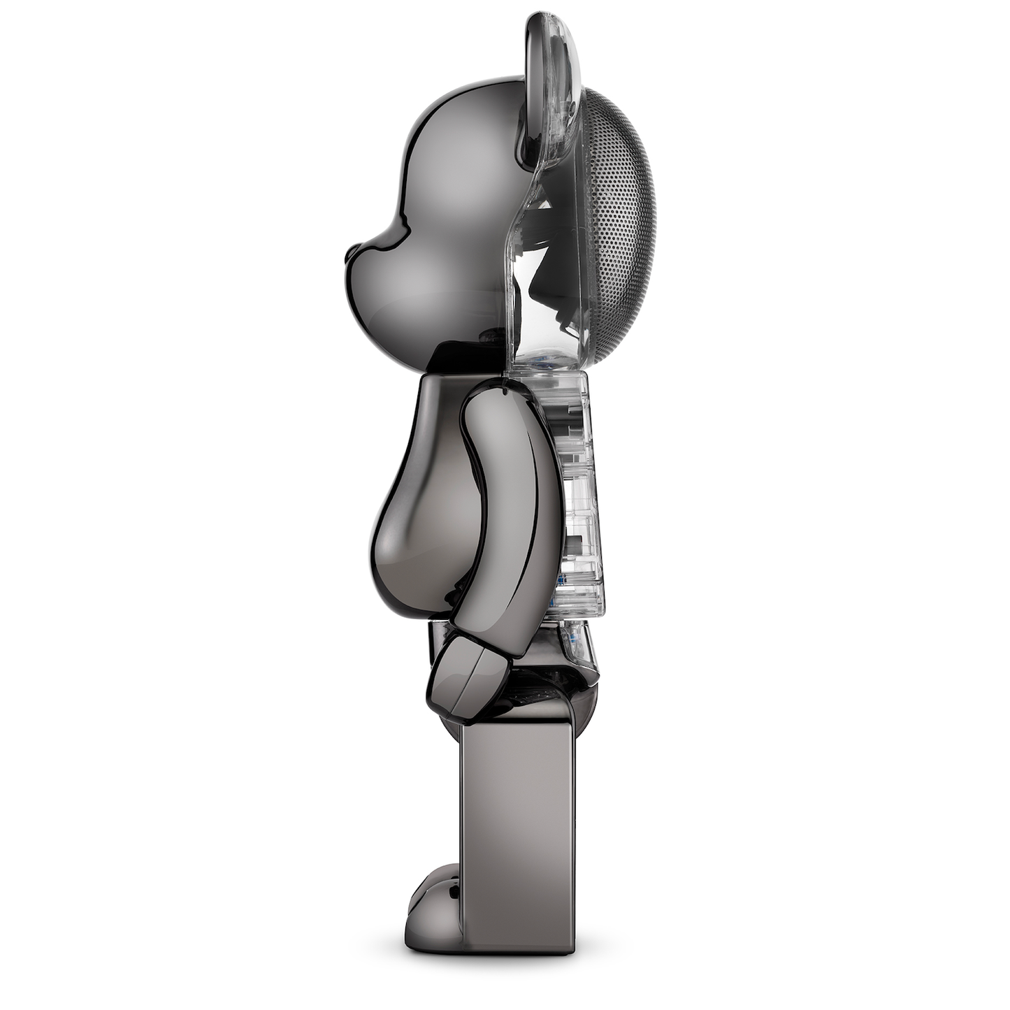 Bearbrick Audio Chrome Metals Platinum