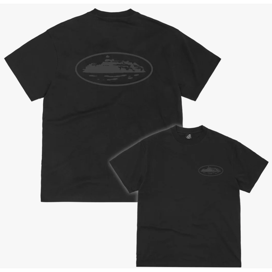 Corteiz OG Island Tee Reflective Black