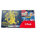 2025 Pokémon Scarlet & Violet Surging Sparks Elite Trainer Box & Booster Bundle Costco 2-Pack