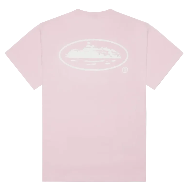Corteiz OG Island T Shirt Baby Pink