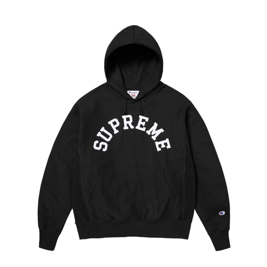 Supreme Champion Hooded Sweatshirt (SS25) Black