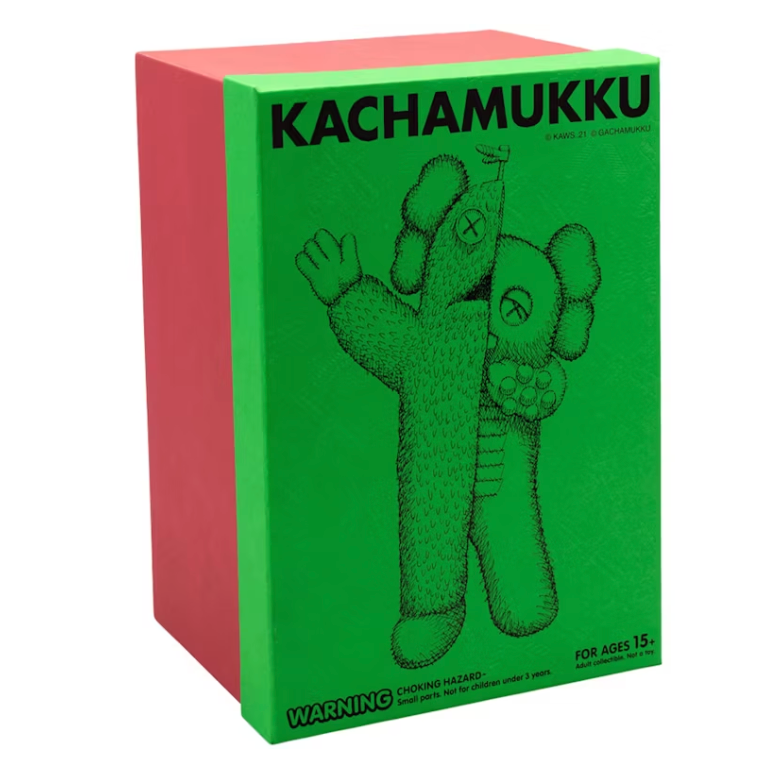 KAWS KACHAMUKKU Vinyl Figure Green/Red