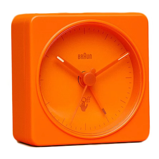 Virgil Abloh Braun Off-White Alarm Clock Orange