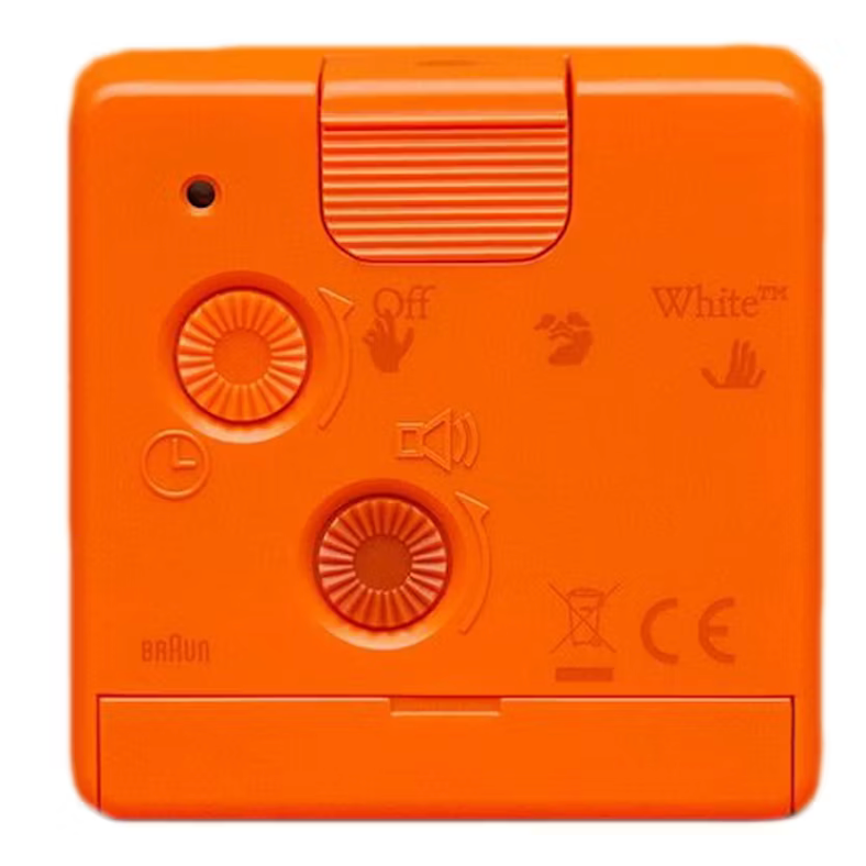 Virgil Abloh Braun Off-White Alarm Clock Orange