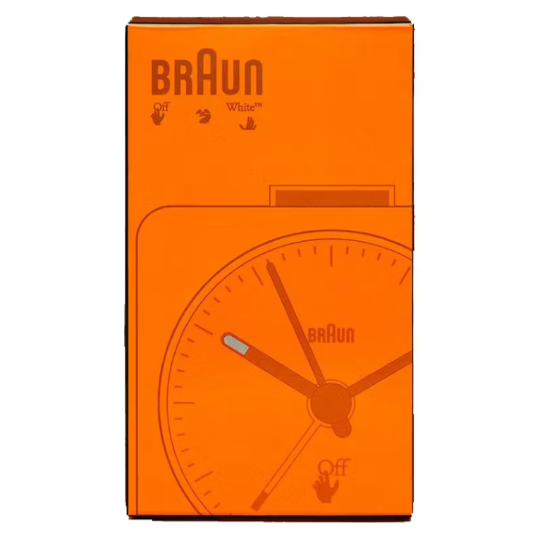 Virgil Abloh Braun Off-White Alarm Clock Orange