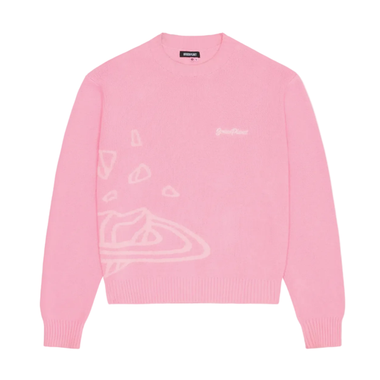 Broken Planet Knit Sweater Candy Pink