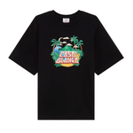 Casablanca Beach Wave T‑Shirt Black
