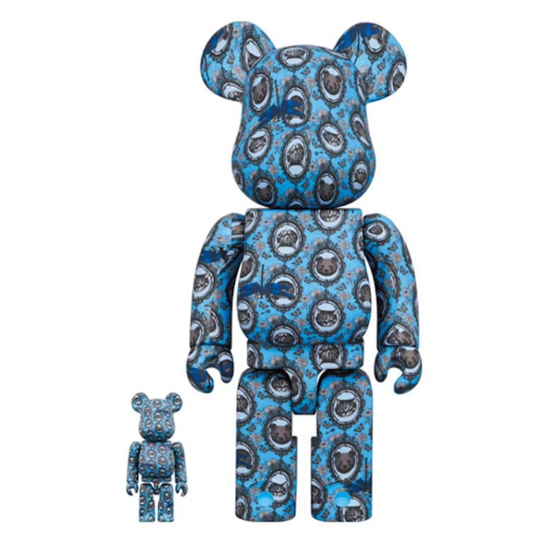 Bearbrick x ROBE JAPONICA (Mirror) 100% & 400% Set