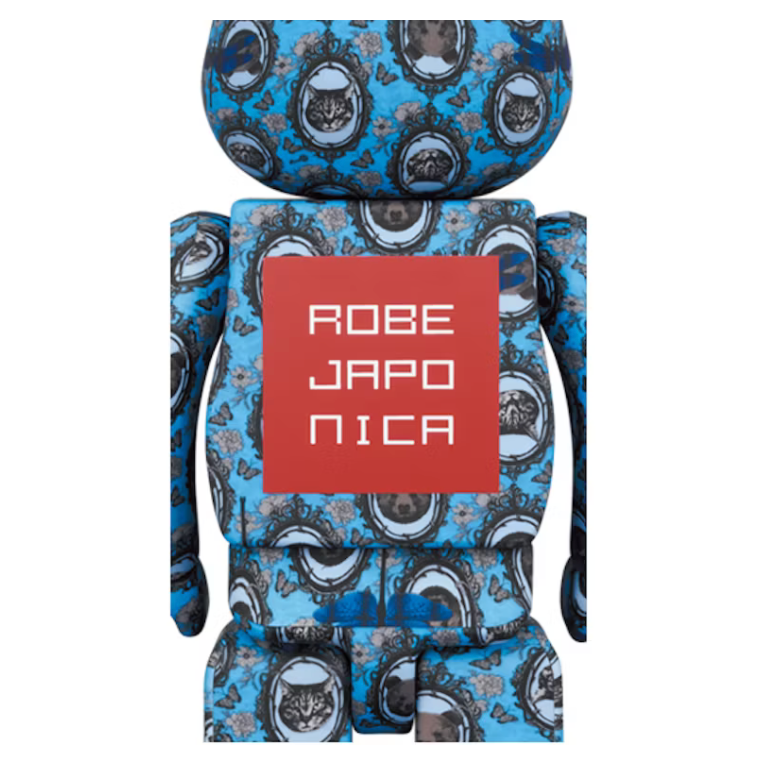 Bearbrick x ROBE JAPONICA (Mirror) 100% & 400% Set