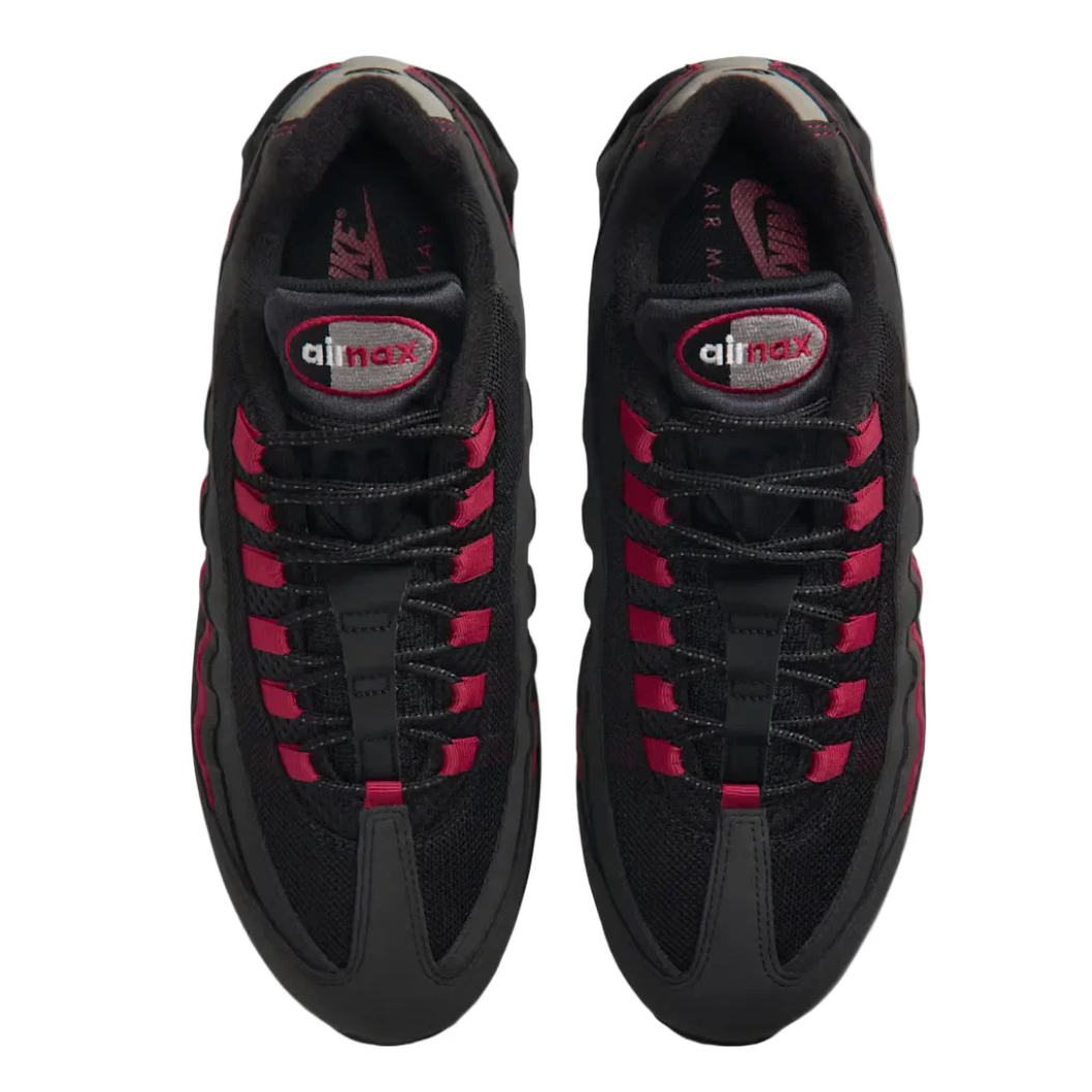 Nike Air Max 95 OG Big Bubble Black Crimson Grey