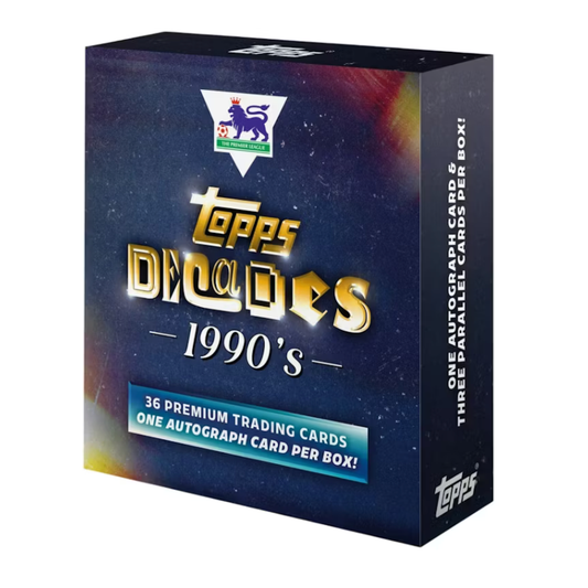 2025 Topps Decades Premier League 90s Edition Hobby Box