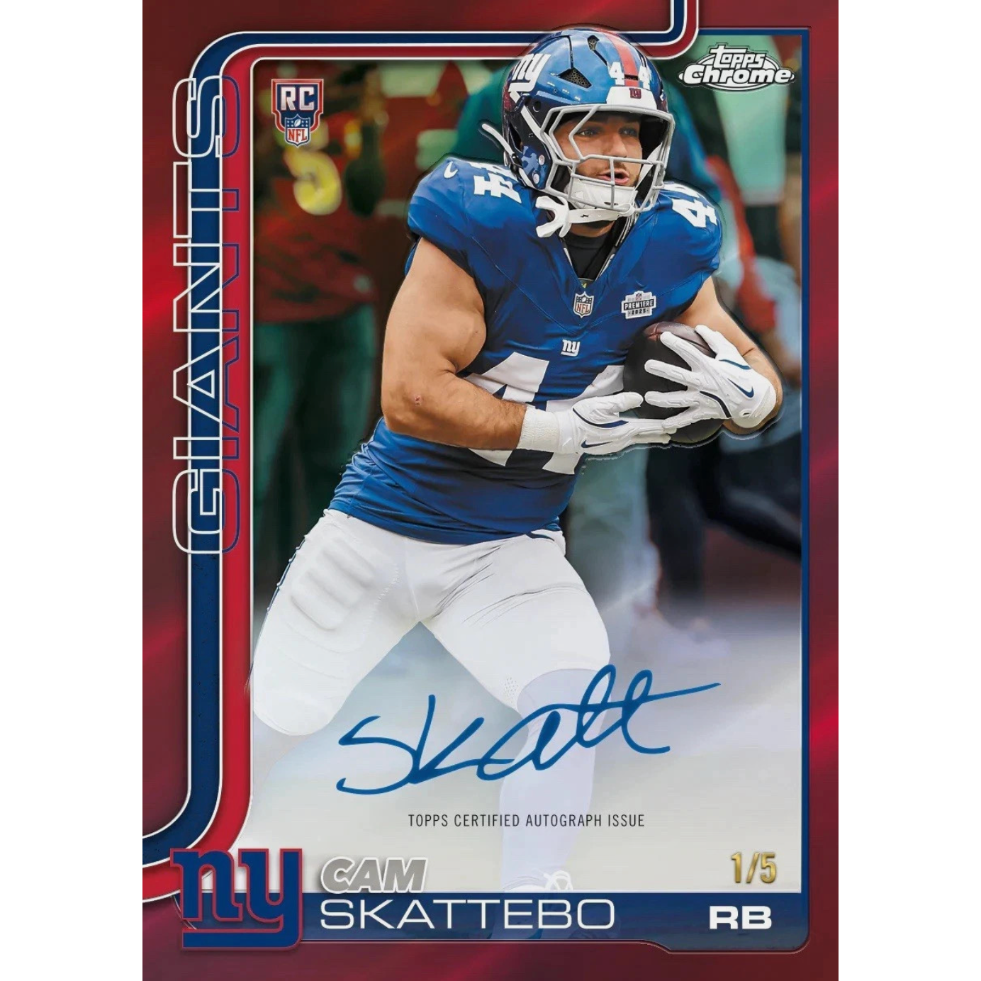 2025 Topps Chrome Football Value Box