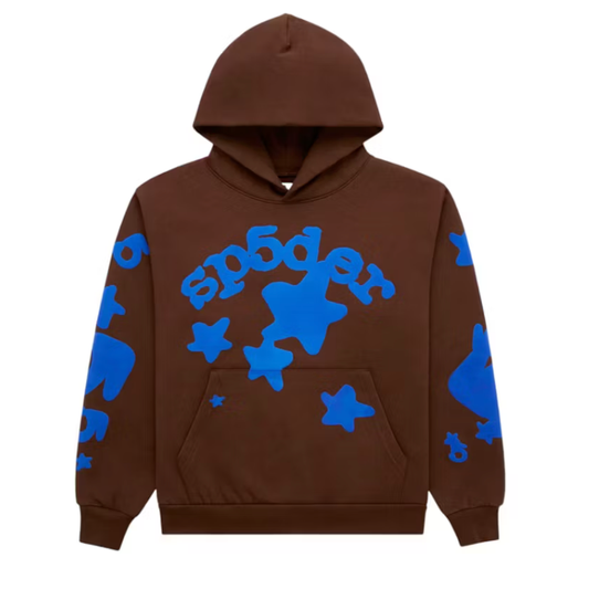 Sp5der Beluga Hoodie Brown