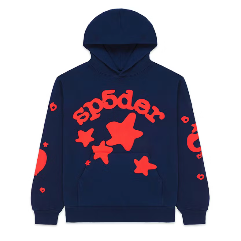 Sp5der Beluga Hoodie Navy