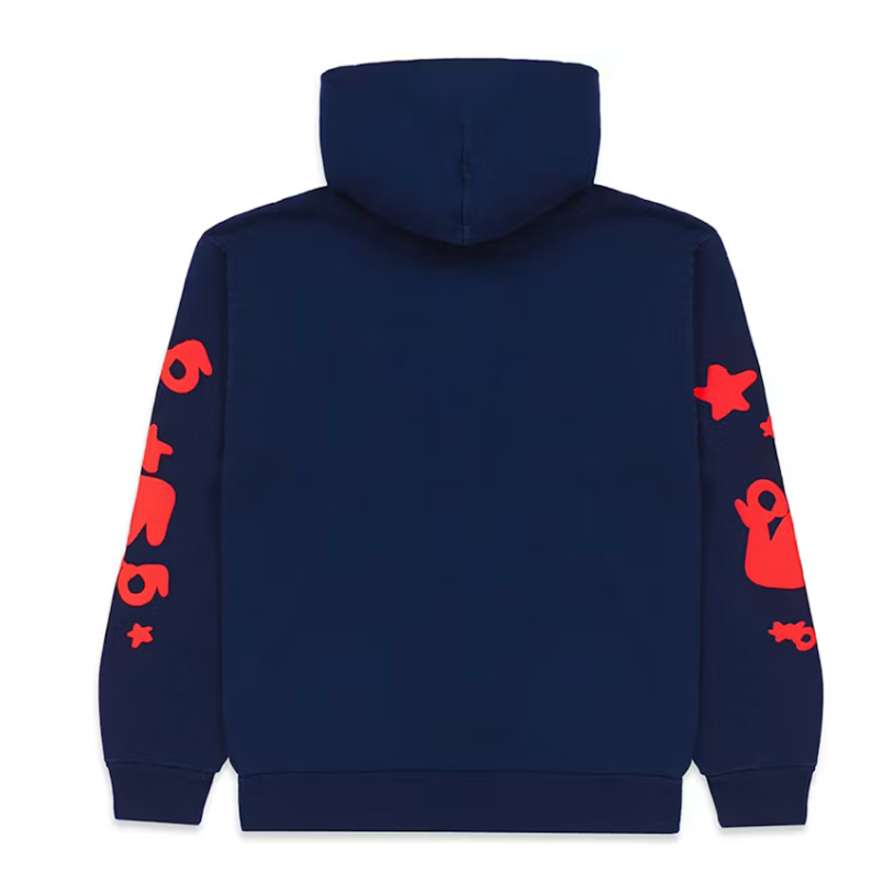 Sp5der Beluga Hoodie Navy