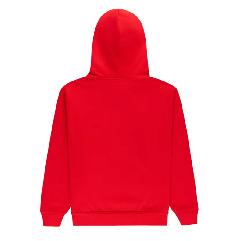 Sp5der OG Web Studded Zip Hoodie Red