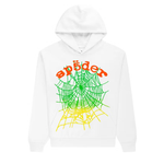 Sp5der OG Web V2 Gradient Hoodie White