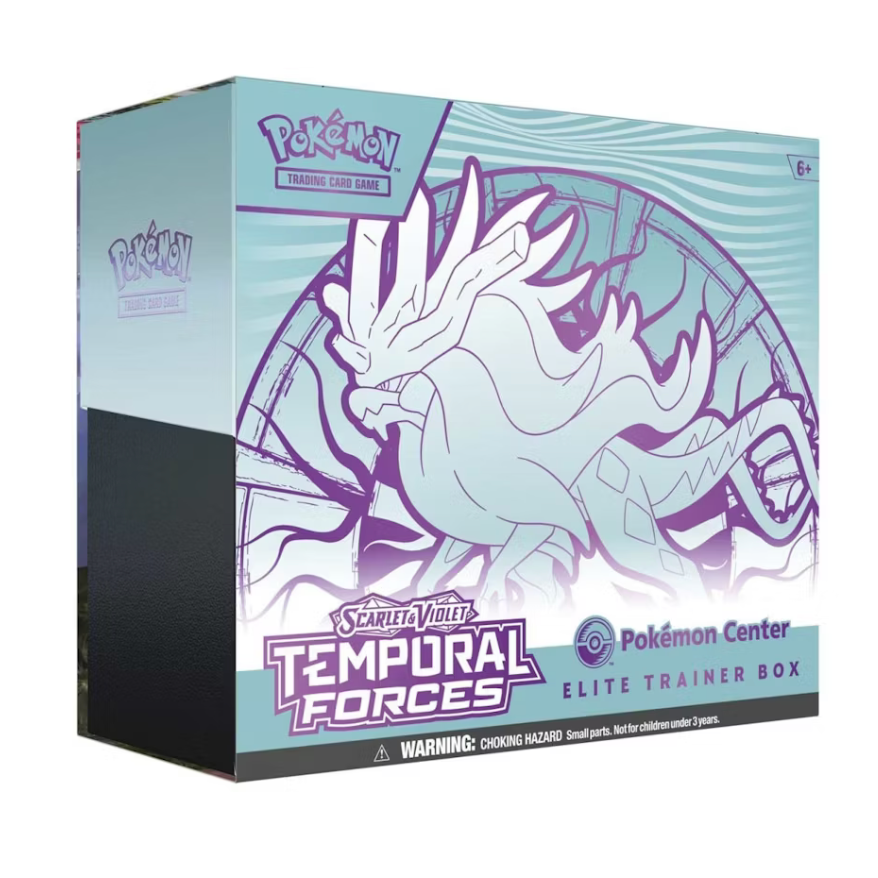 2024 Pokémon Scarlet & Violet Temporal Forces (Walking Wake) Pokemon Center Elite Trainer Box