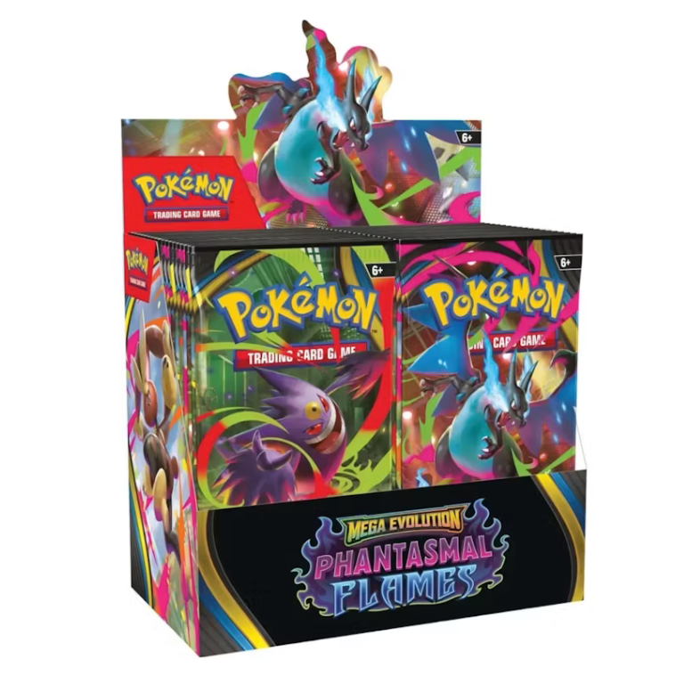 2025 Pokémon Mega Evolution Phantasmal Flames Booster Box