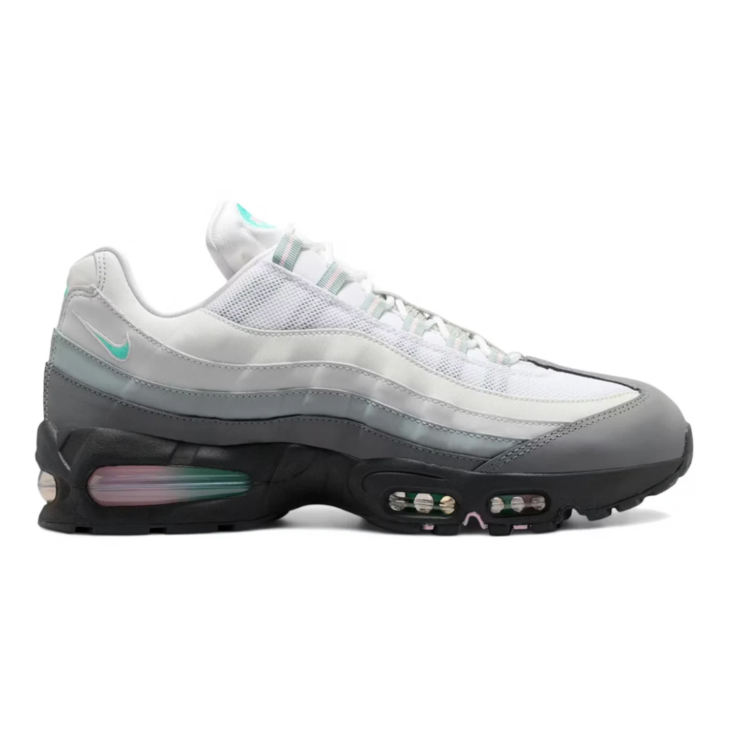 NIKE AIR MAX 95 BIG BUBBLE WHITE HYPER TURQUOISE PINK FOAM