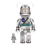 Bearbrick Project Mercury Astronaut 100% & 400% Set