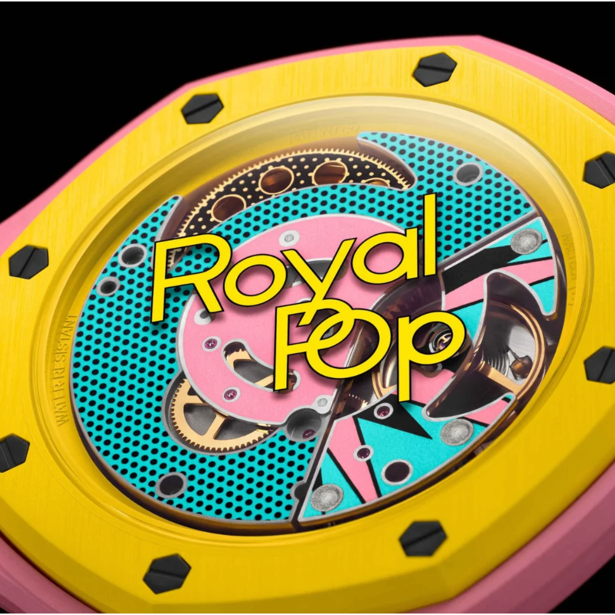 Swatch x Audemars Piguet Bioceramic Royal Pop Savonnette Otg Roz SSX03J100N