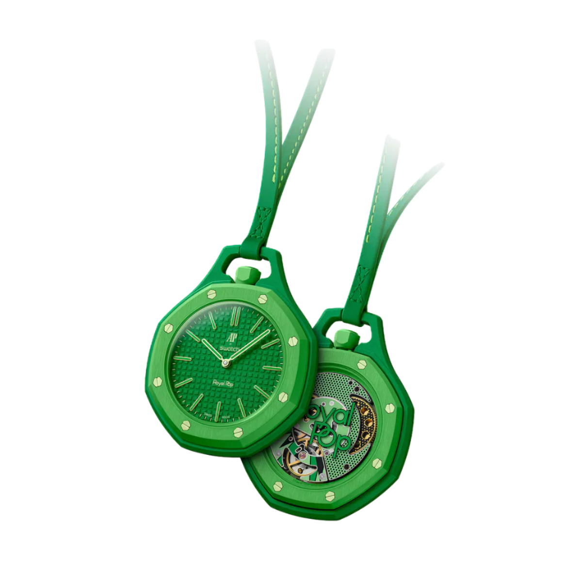 Swatch x Audemars Piguet Bioceramic Royal Pop Green Eight SSX03G100N