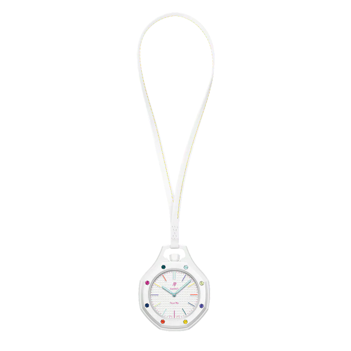 Swatch x Audemars Piguet Bioceramic Royal Pop Huit Blanc SSX03W100N