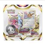 Pokémon Sword & Shield Astral Radiance Coin & Eevee Promo Card 3 Booster Packs