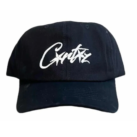 Corteiz 6-Panel Cap Black