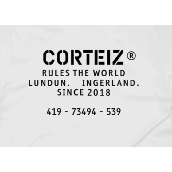 Corteiz OG Stencil Tee White