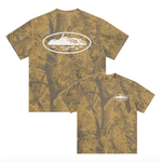 Corteiz Puff Print Island Tee Forest Camo