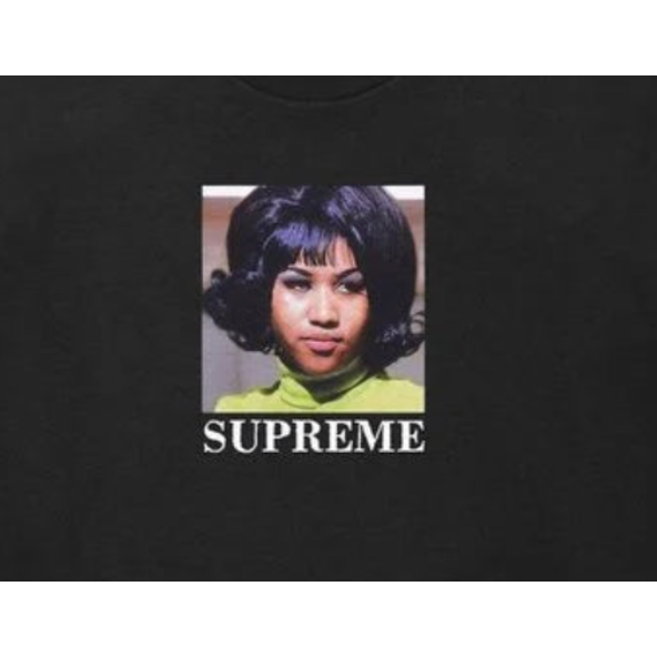 Supreme Aretha Tee Black | Supreme | KershKicks