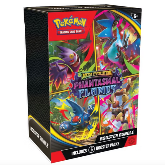2025 Pokémon Mega Evolution Phantasmal Flames Booster Bundle
