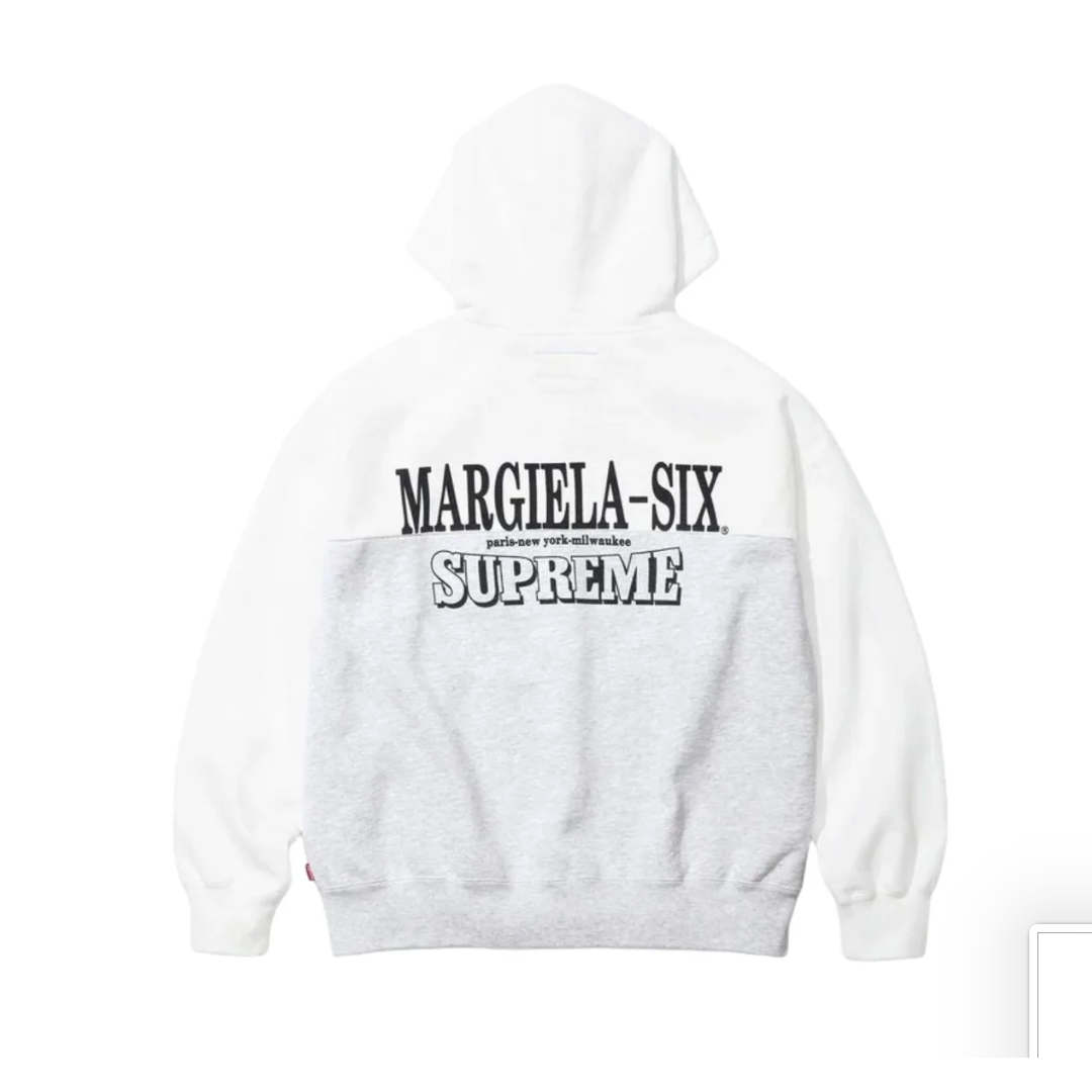 Supreme MM6 Maison Margiela Eagle Zip Up Hooded Sweatshirt