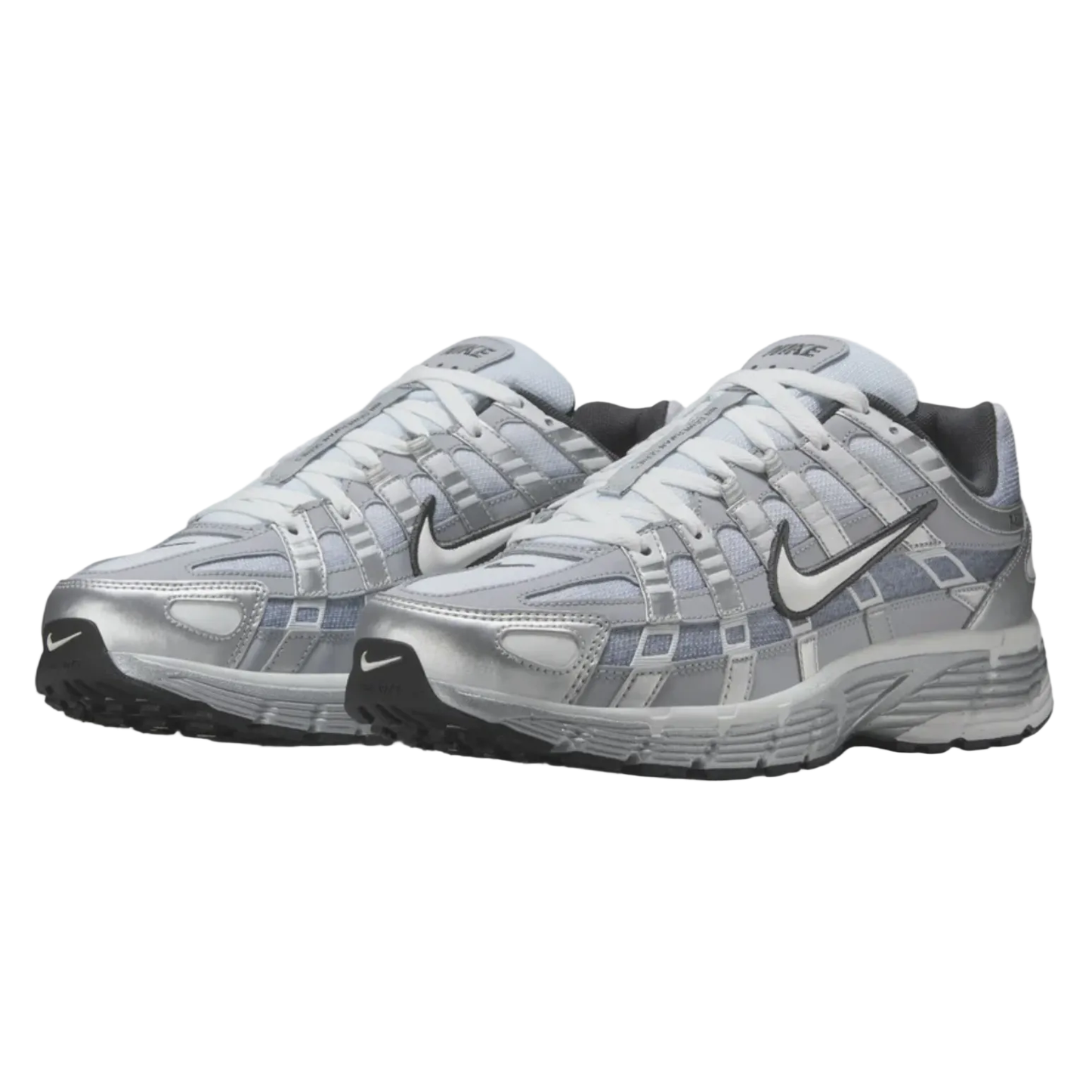 Nike P-6000 Metallic Silver Summit White Wolf Grey
