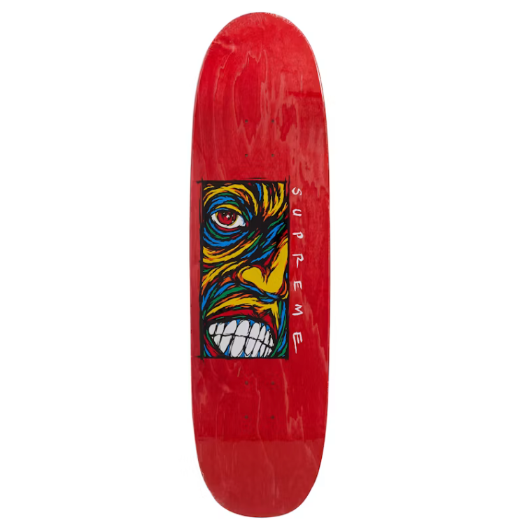 Supreme Disturbed Skateboard Deck Red