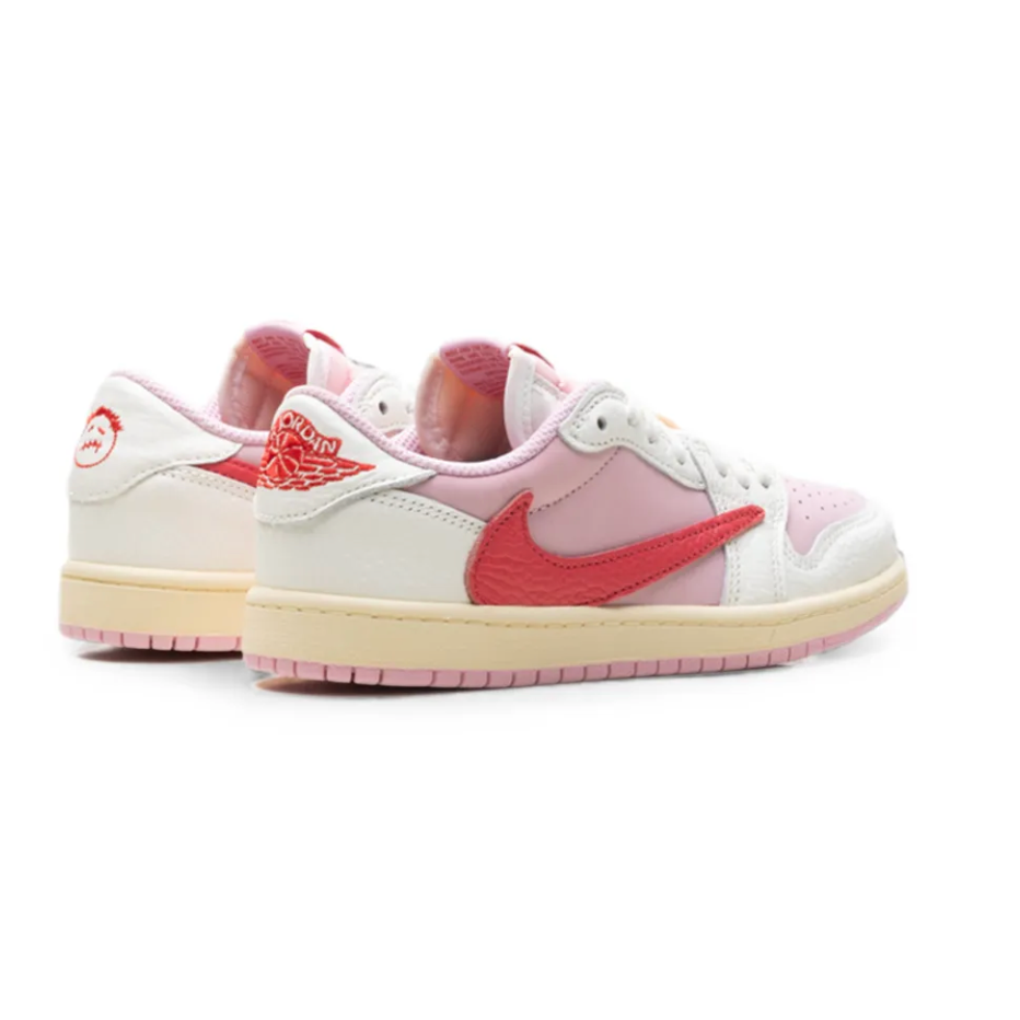 Jordan 1 Retro Low OG SP Travis Scott Sail Tropical Pink (PS)