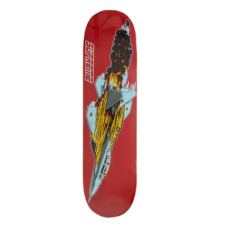 Supreme Jet Skateboard Deck Red