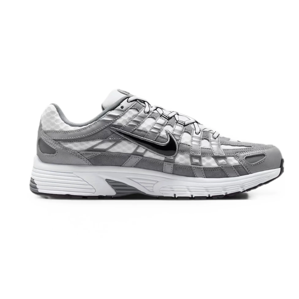 Nike P-6000 White Metallic Cool Grey Black