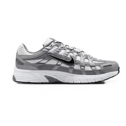 Nike P-6000 White Metallic Cool Grey Black