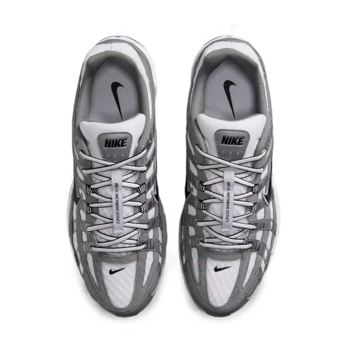 Nike P-6000 White Metallic Cool Grey Black