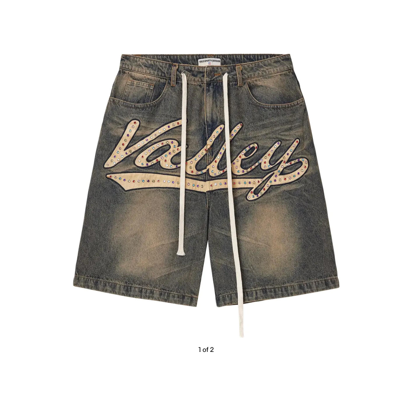 Vale Forever Skittles Jorts 'Mid Blue'