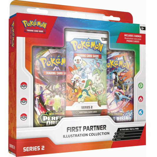 2026 Pokémon Mega EvolutionFirst Partner Illustration Collection Series 2