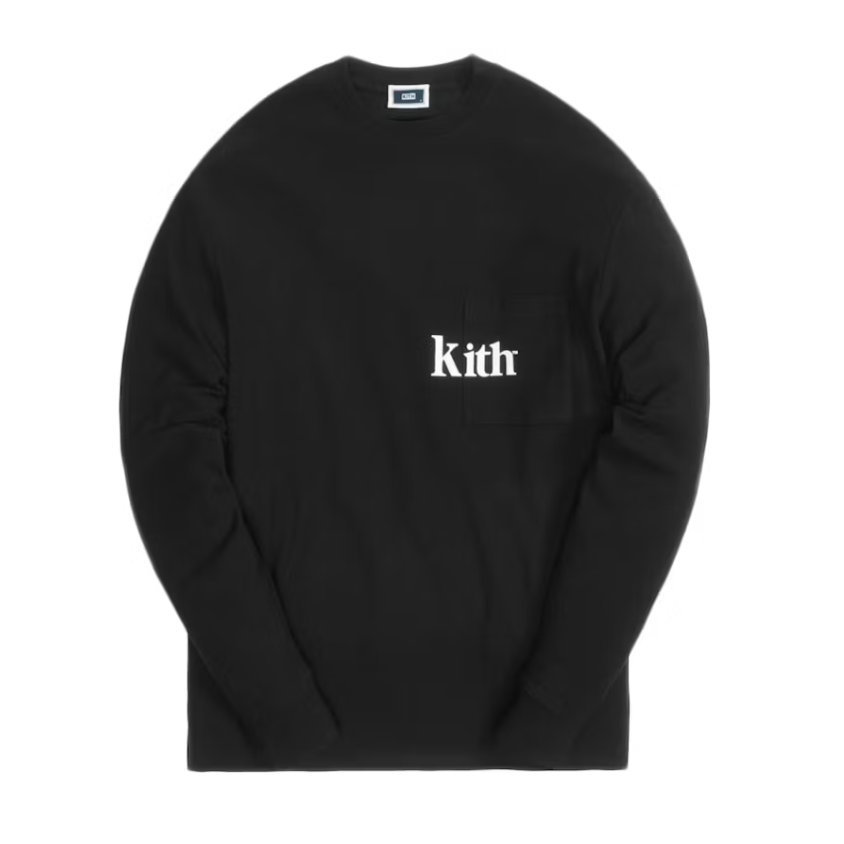 Kith Quinn L/S Tee Black